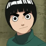Rock Lee in Eight Gates stance